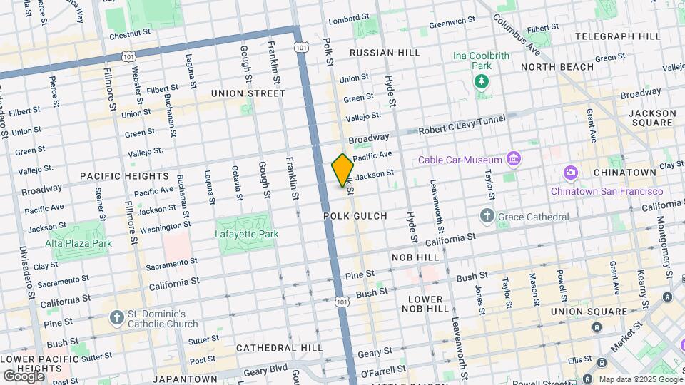 1720 Washington St Map and Location Details