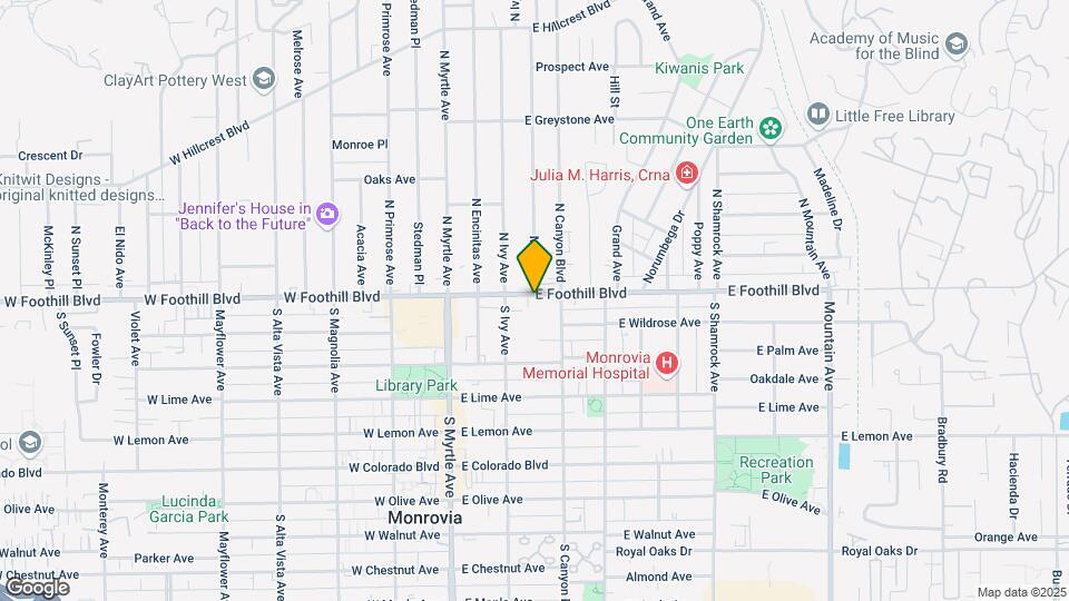 226 E Foothill Blvd Map and Location Details