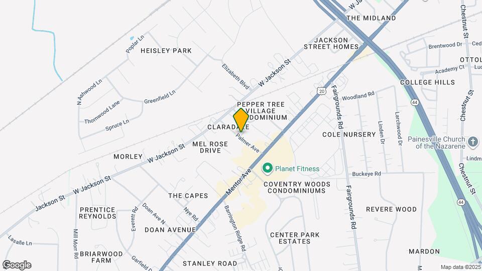 54 Palmer Ave Map and Location Details