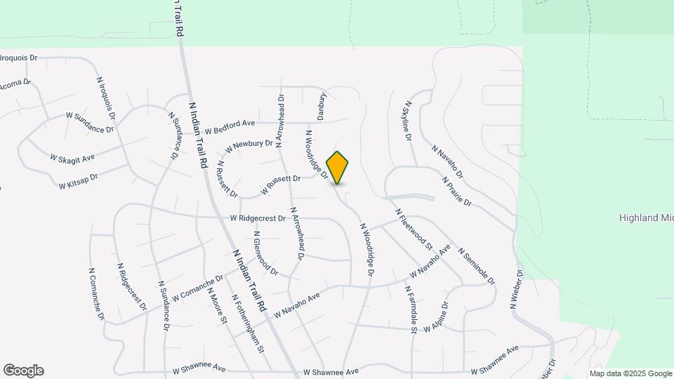 10320 N Woodridge Dr Map and Location Details