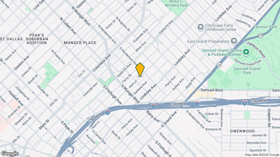 5214 Ash Ln Map and Location Details