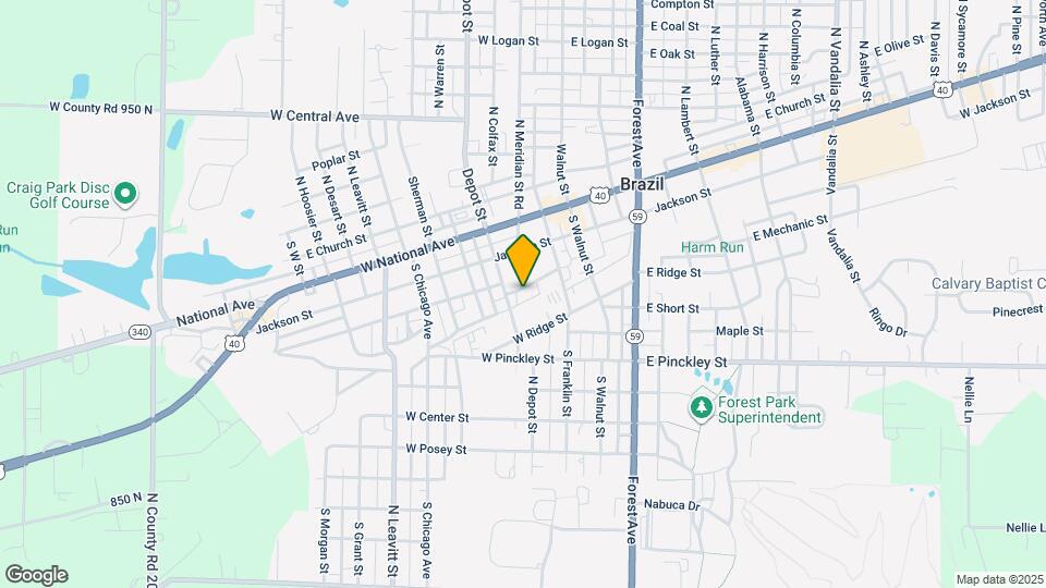 210 W Montgomery St Map and Location Details