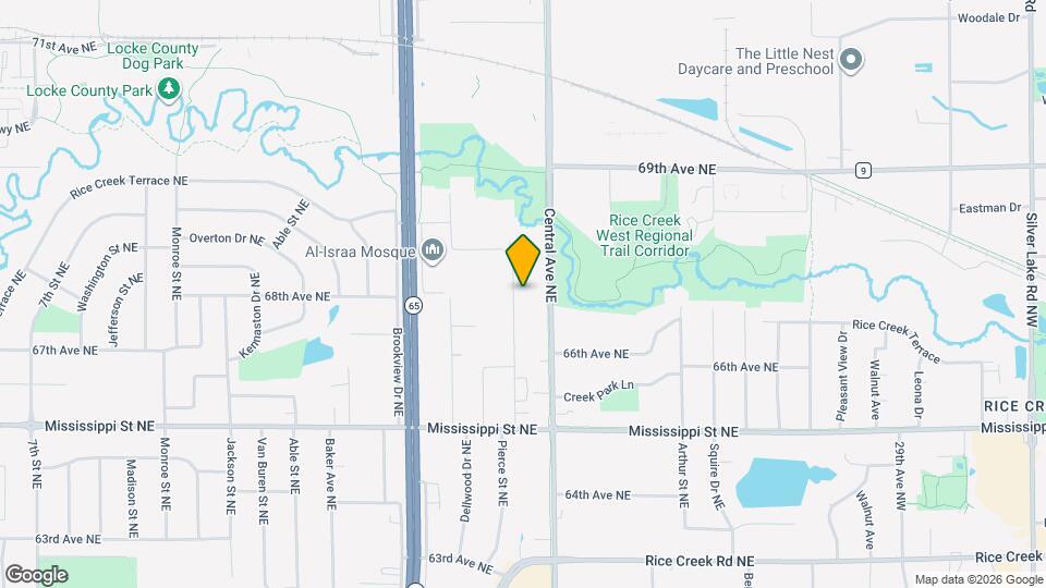 6709 Channel Rd NE Map and Location Details