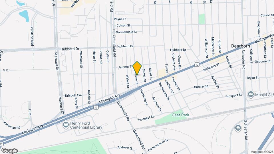 4600 Firestone St Map and Location Details