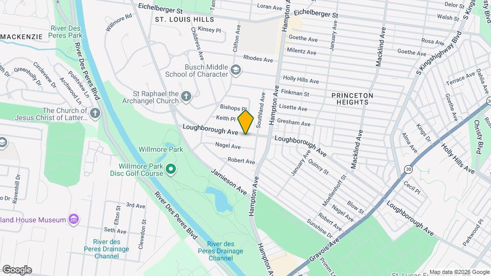 5922 Loughborough Ave, Unit 2W Map and Location Details