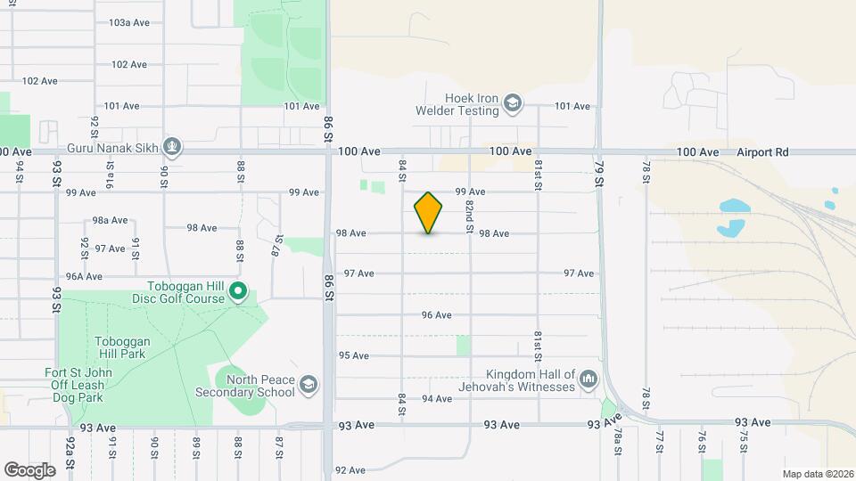 8307-8398 98 Ave Map and Location Details