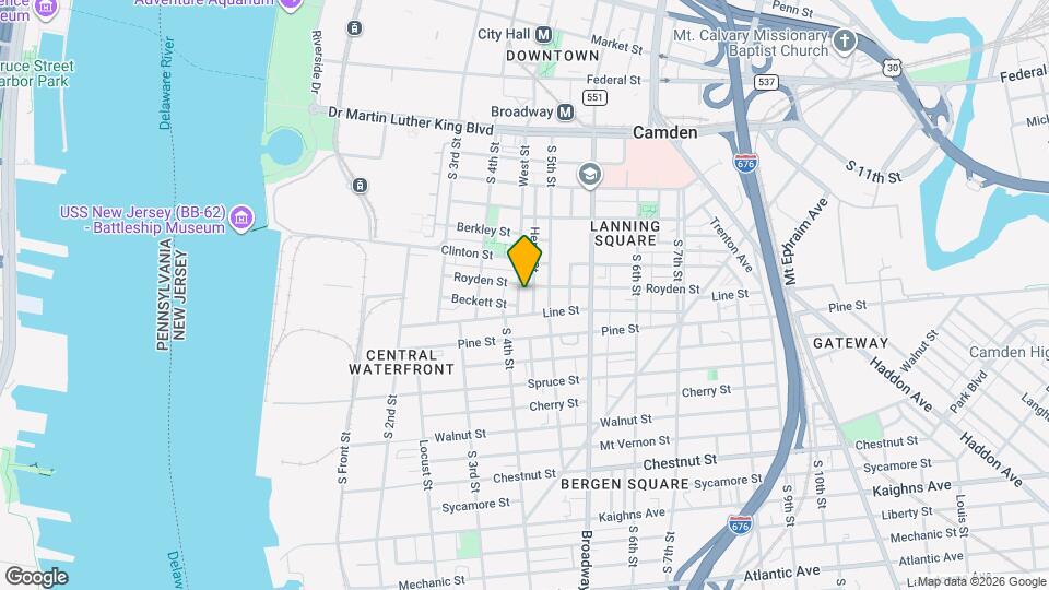 608 West St Map and Location Details