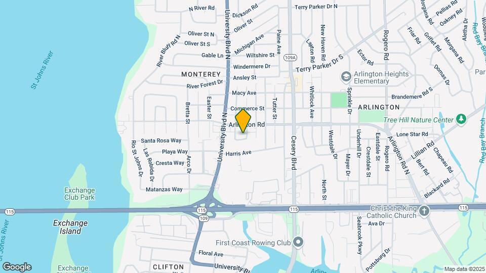1206 Glencoe St-Unit -1 Map and Location Details