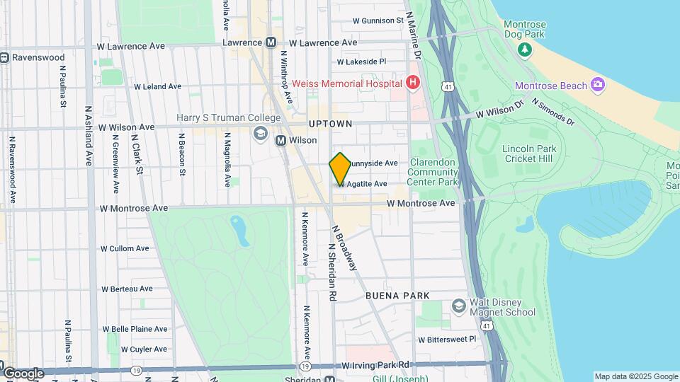 945 W Agatite Ave Map and Location Details