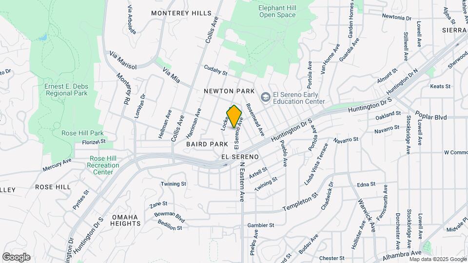 3559 El Sereno Ave Map and Location Details