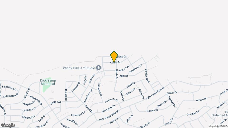 2860 Corral Dr Mapa y Detalles de la Ubicación