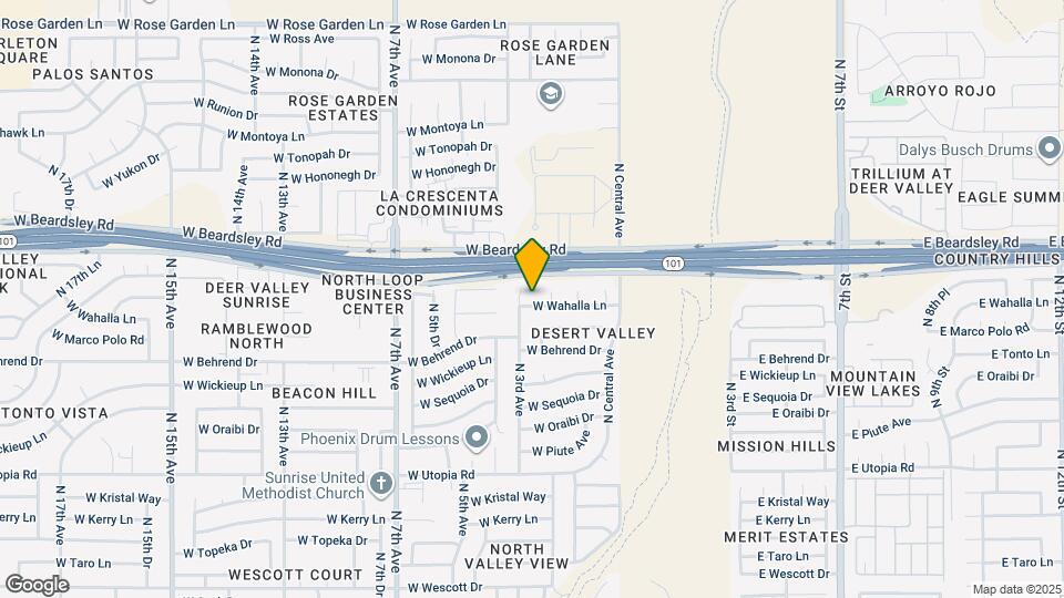 252 W Wahalla Ln Map and Location Details