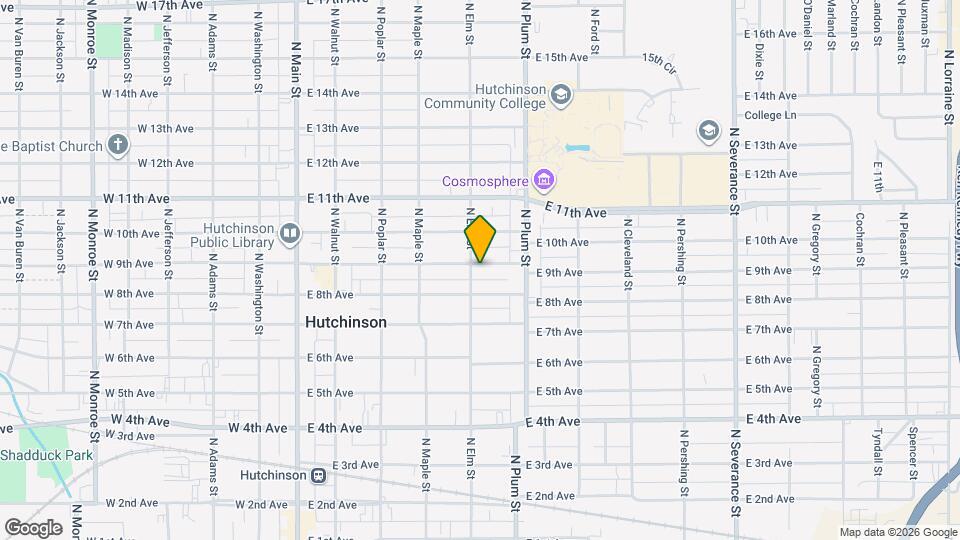 403 E 9th Ave Map and Location Details