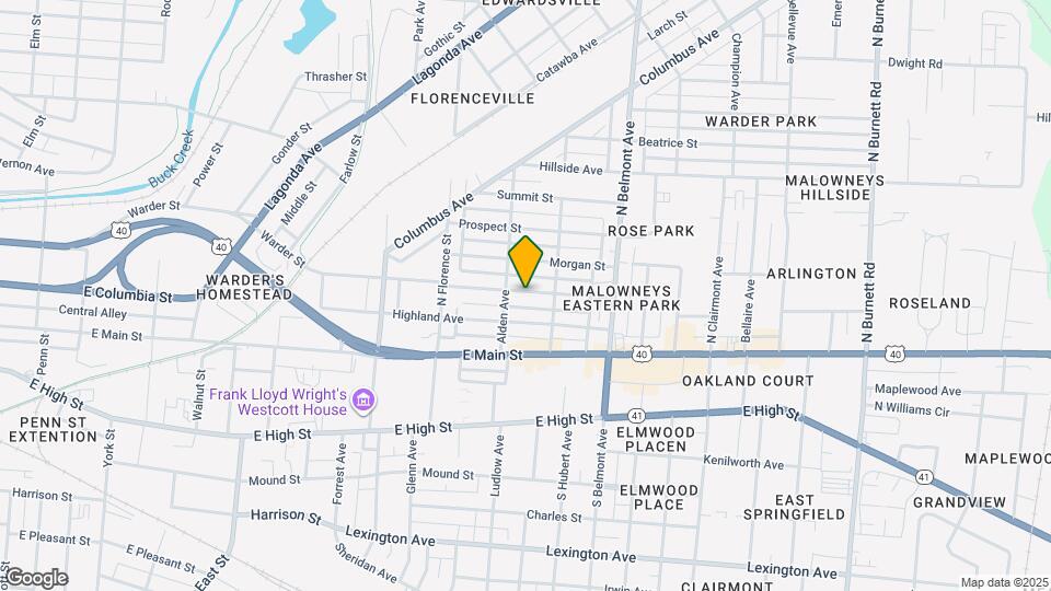 1667 Warder St Map and Location Details