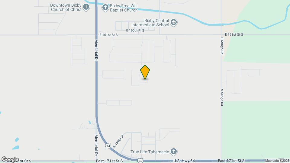 8615 E 164th Ct S Map and Location Details