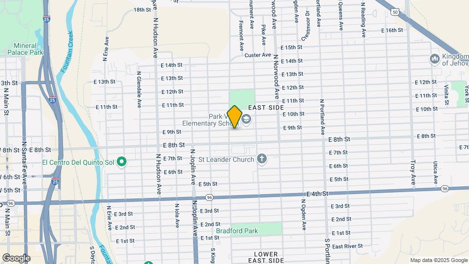 1306 E 9th St Map and Location Details