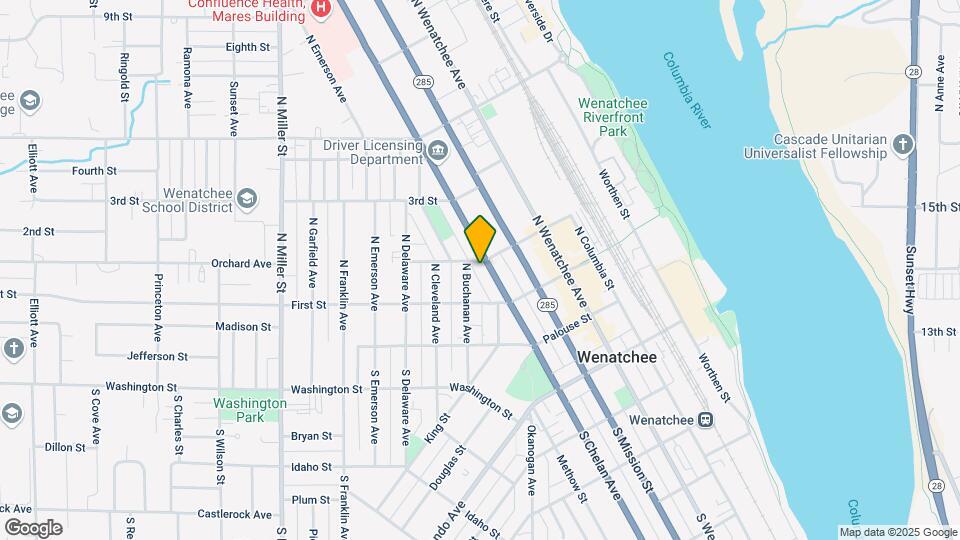 132 N Chelan Ave Mapa y Detalles de la Ubicación