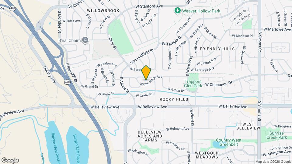 12955 W Chenango Ave Mapa y Detalles de la Ubicación