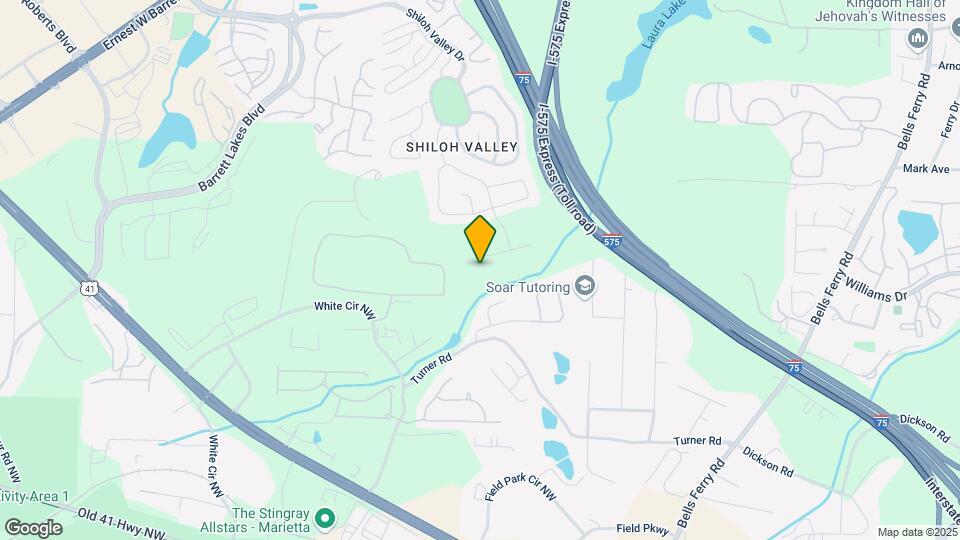 421 Morgans Creek Ct NW Map and Location Details