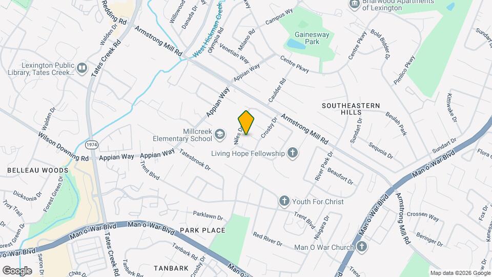 1208 Crosby Ct Map and Location Details