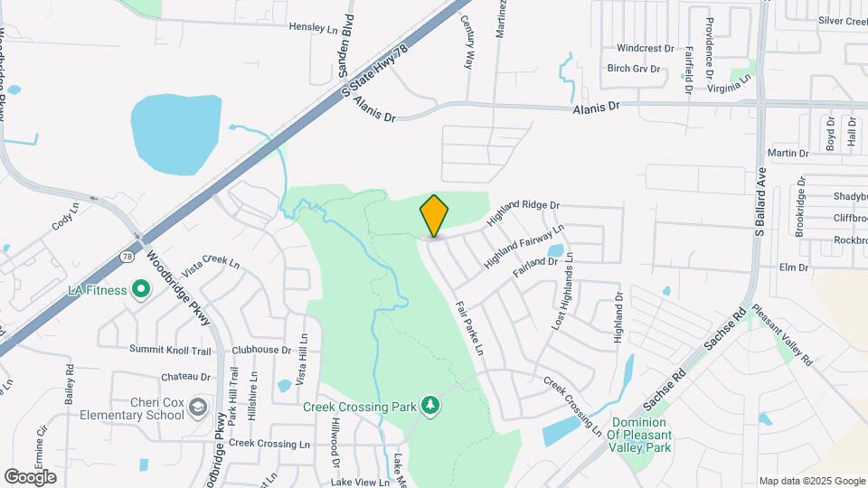 1901 Fair Parke Ln Map and Location Details