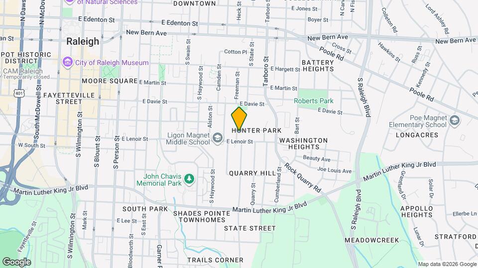 505 Freeman St Map and Location Details