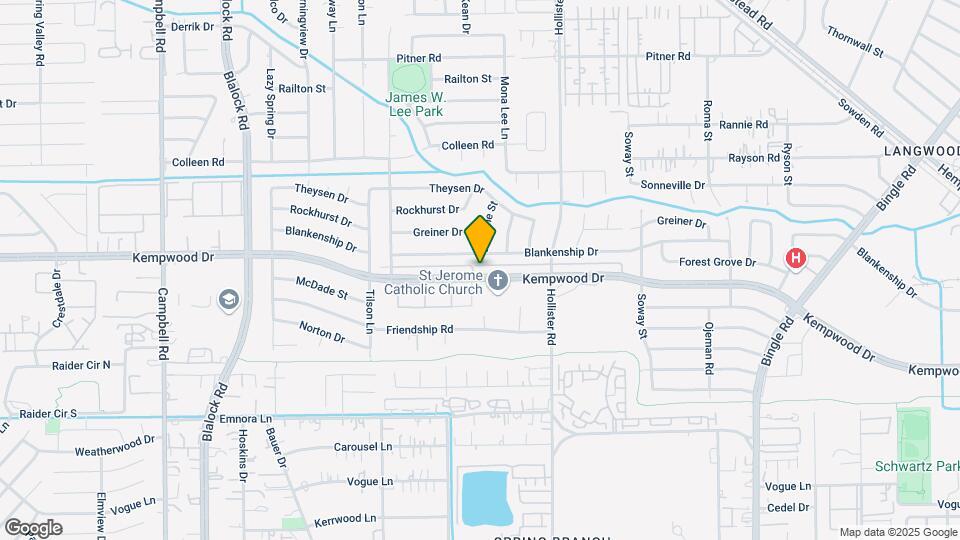 Kempwood Place Townhomes Map and Location Details