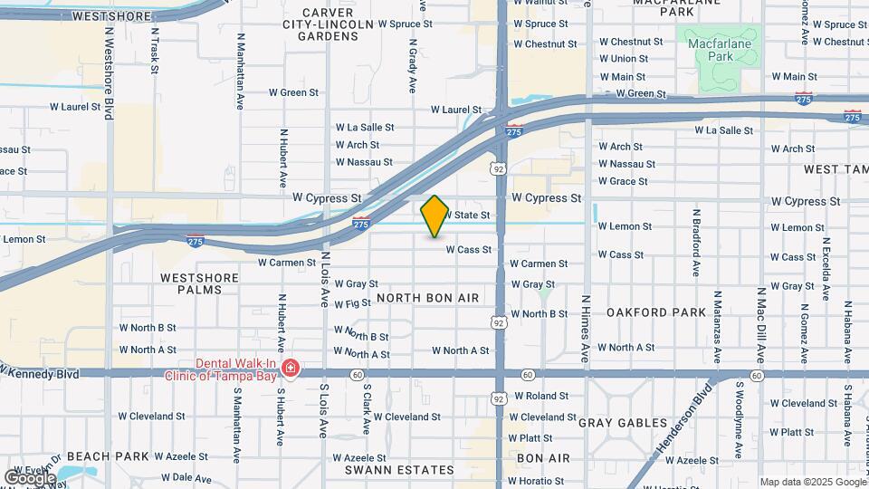 3913 W Cass St Map and Location Details