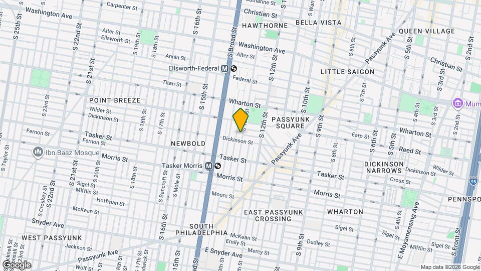 1438 S 13th St Map and Location Details