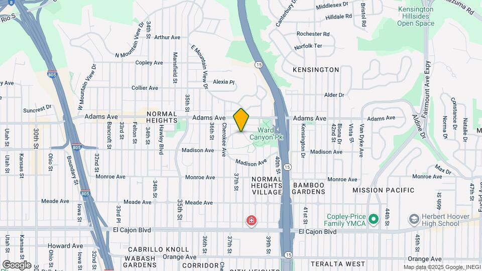 4667 E Mountain View Dr, Unit #1 Mapa y Detalles de la Ubicación