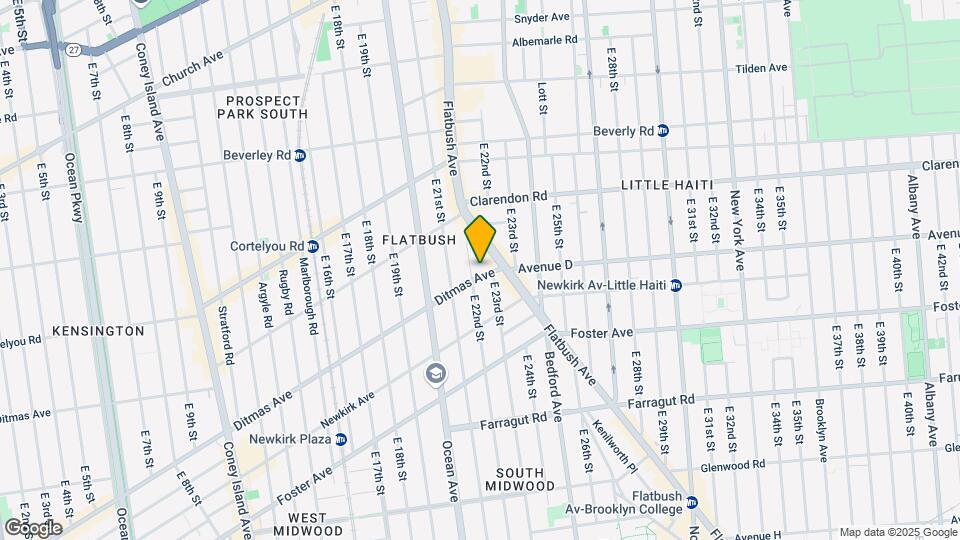 2211 Ditmas Ave Mapa y Detalles de la Ubicación