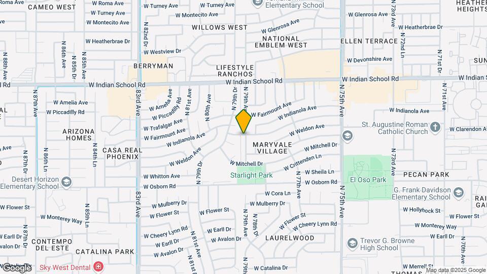 3632 N 79th Ave Map and Location Details