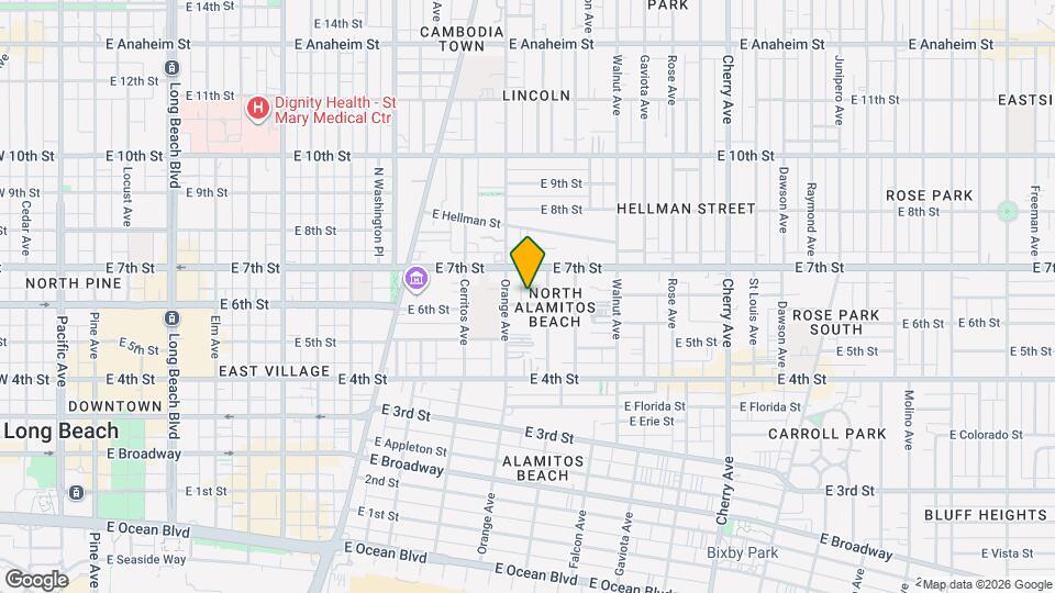1237 E 6th St Mapa y Detalles de la Ubicación