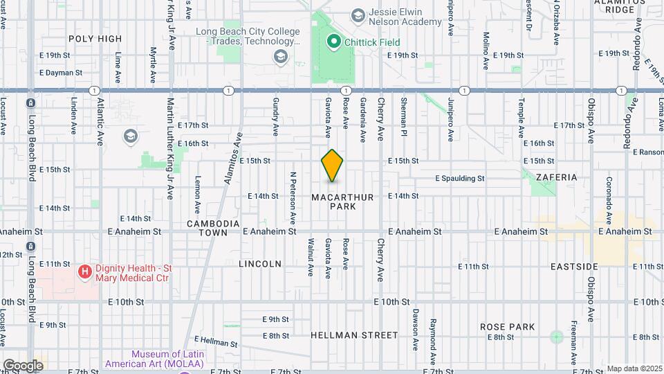 1432 Gaviota Ave Map and Location Details