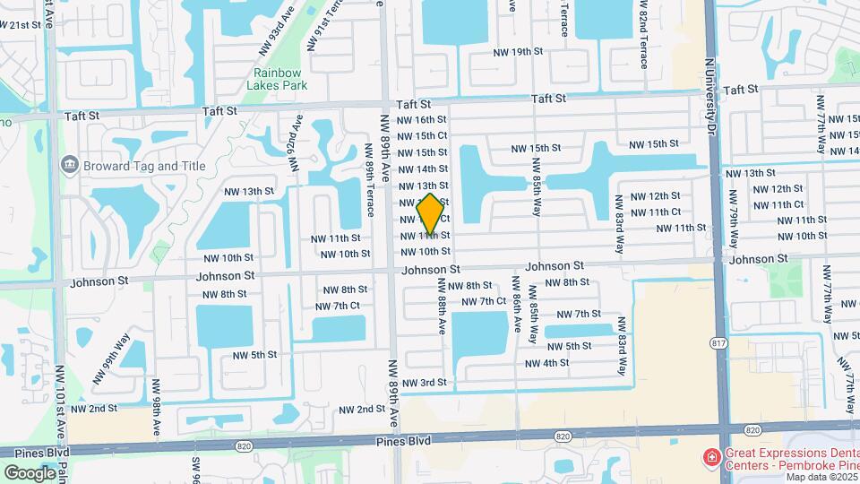 8800 NW 11th St Map and Location Details