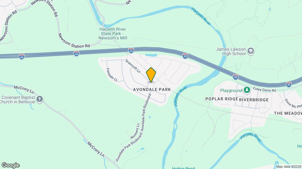 1208 Scarcroft Ln Mapa y Detalles de la Ubicación