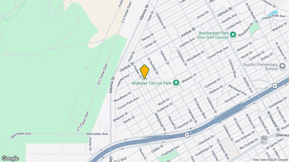 1510 Parker St Mapa y Detalles de la Ubicación