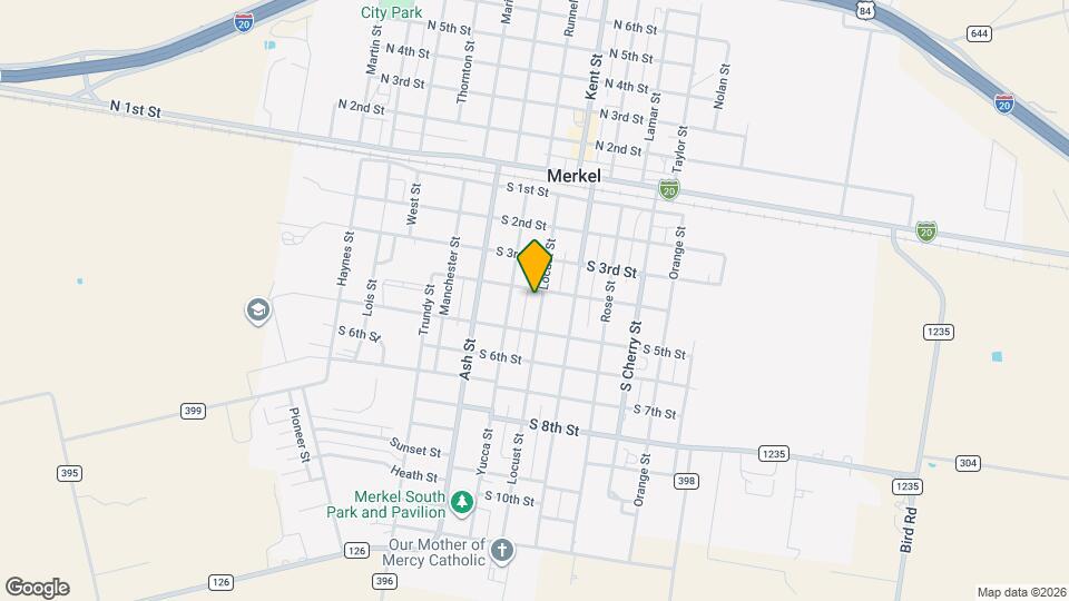 404 Locust St Map and Location Details