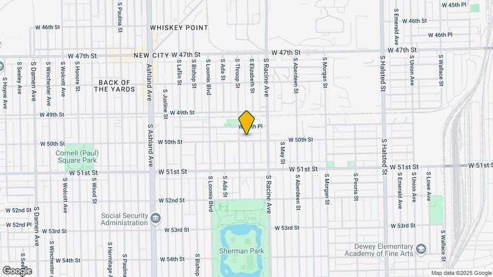 1246 W 50th St Mapa y Detalles de la Ubicación