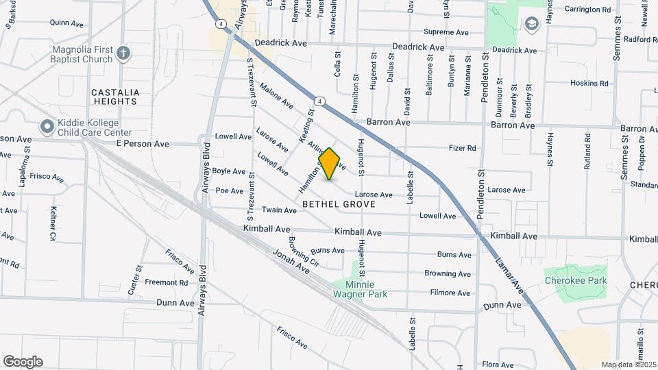 2499 Larose Ave Map and Location Details