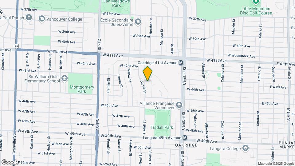 5976 Tisdall St Map and Location Details