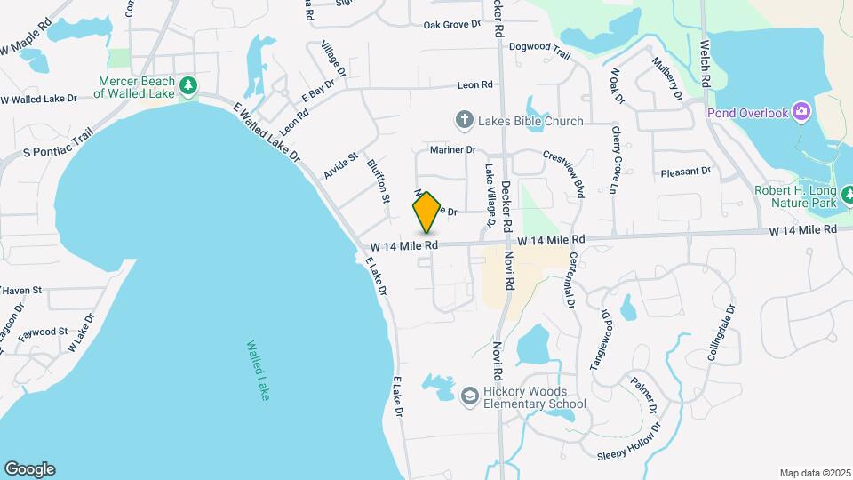 Walled Lake Forest Apartments Map and Location Details