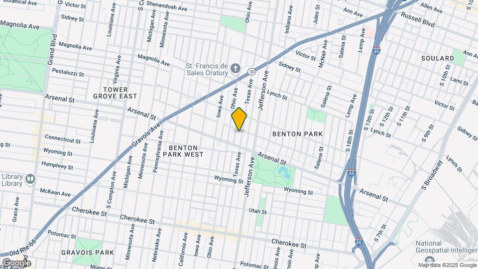 3011 Texas Ave Map and Location Details