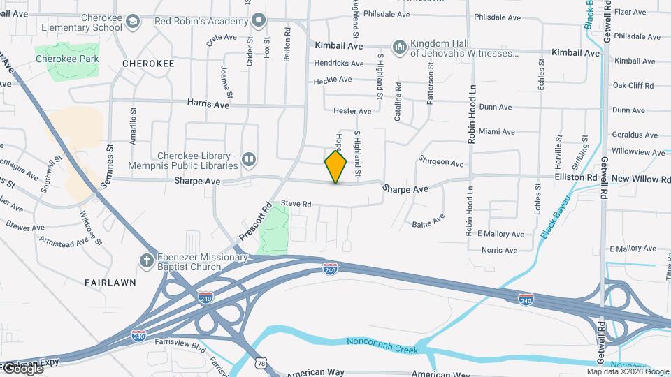 3451 Sharpe Ave Mapa y Detalles de la Ubicación