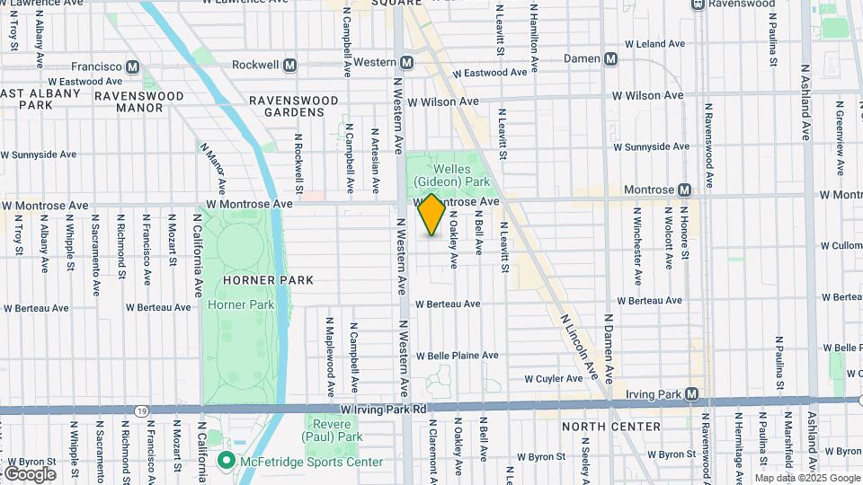 4311 N Claremont Ave Map and Location Details