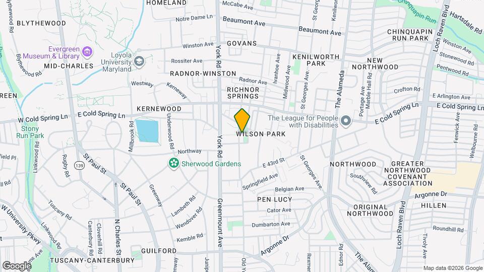 4415 Old York Rd Map and Location Details