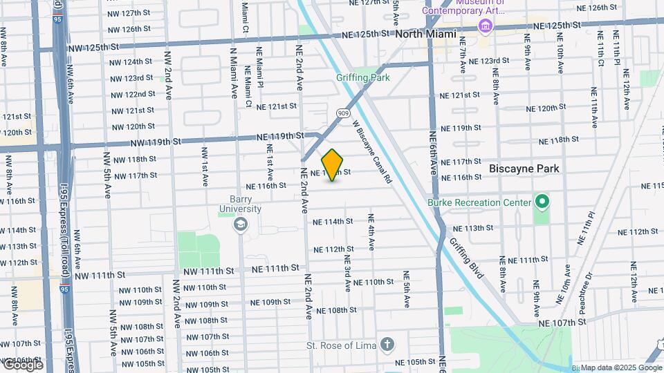 265 NE 116th St, Unit 1 Map and Location Details