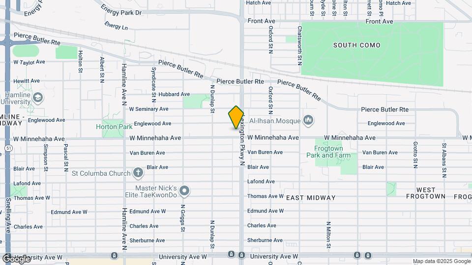 1111 W Minnehaha Ave Mapa y Detalles de la Ubicación
