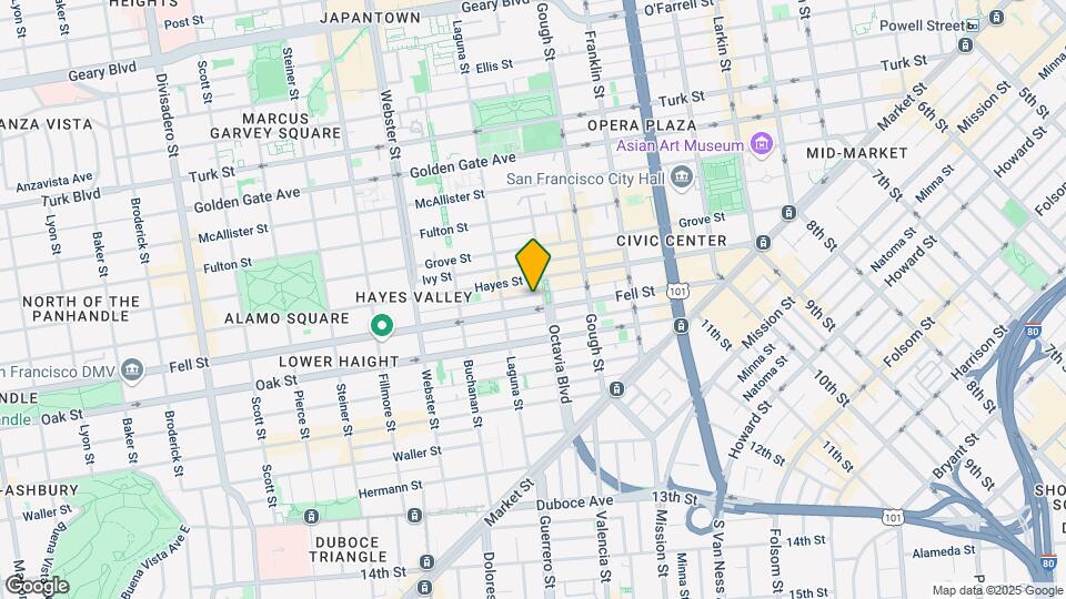 425 Linden St Mapa y Detalles de la Ubicación