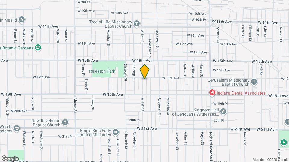 1717 W Taft St Map and Location Details